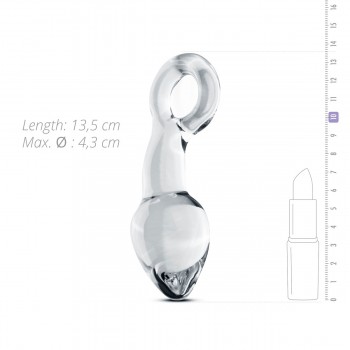 Glass Buttplug n13 (13,5cm x 4,3cm)