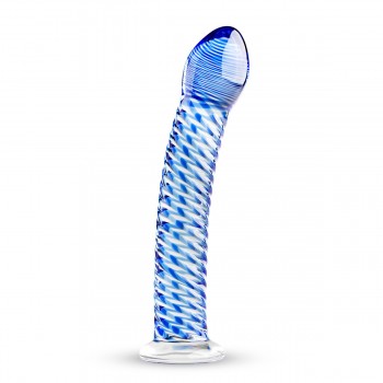 Glass Dildo No. 5 Azul (18cm x 3,5cm)