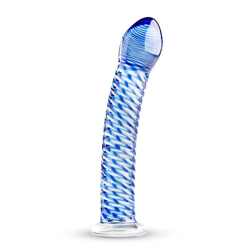 Glass Dildo No. 5 Azul (18cm x 3,5cm)