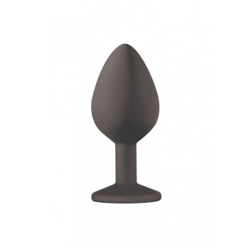 Joya Anal Silicona Emotions- Negro-Dorado - Talla M