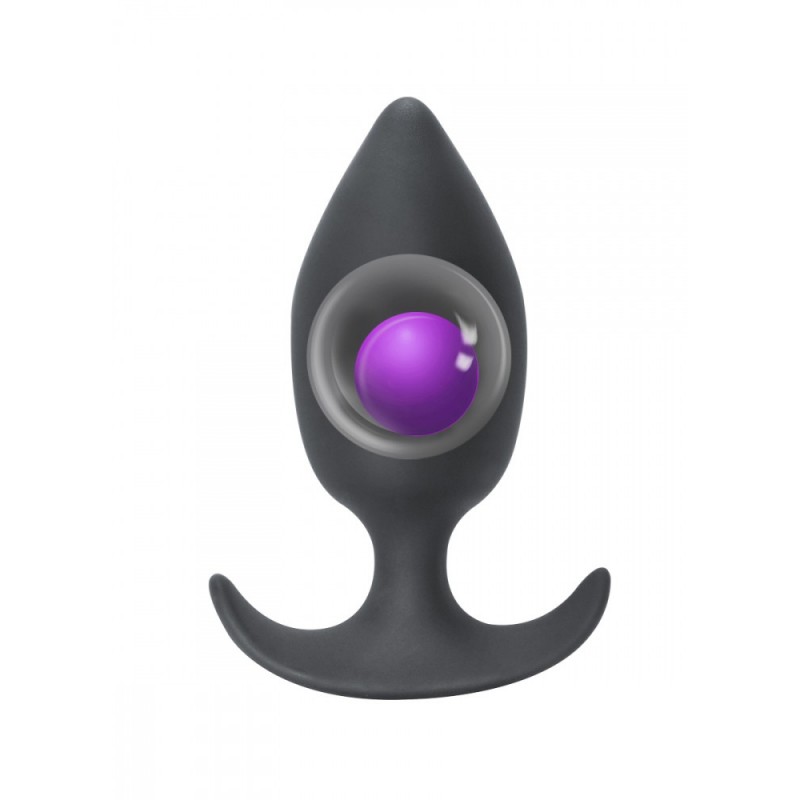 Plug Anal Insatiable Gris Silicona - Bola rotación