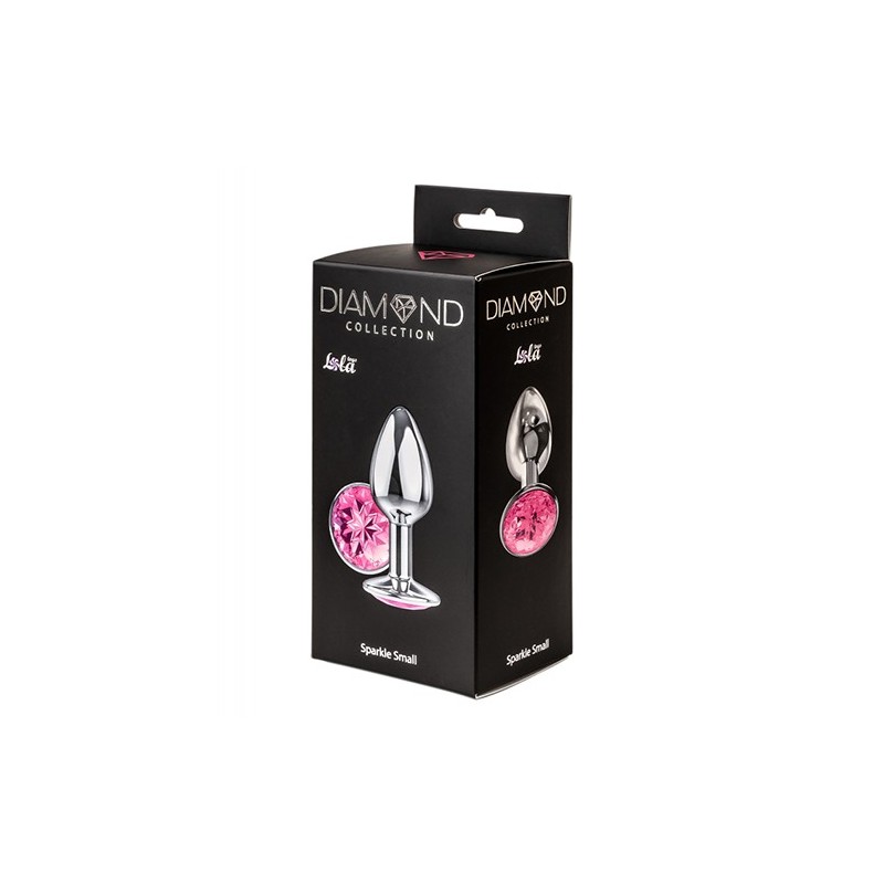 Sparkle Small - Joya Anal Aluminio - Rosa - Talla S