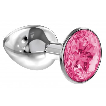 Sparkle Small - Joya Anal Aluminio - Rosa - Talla S