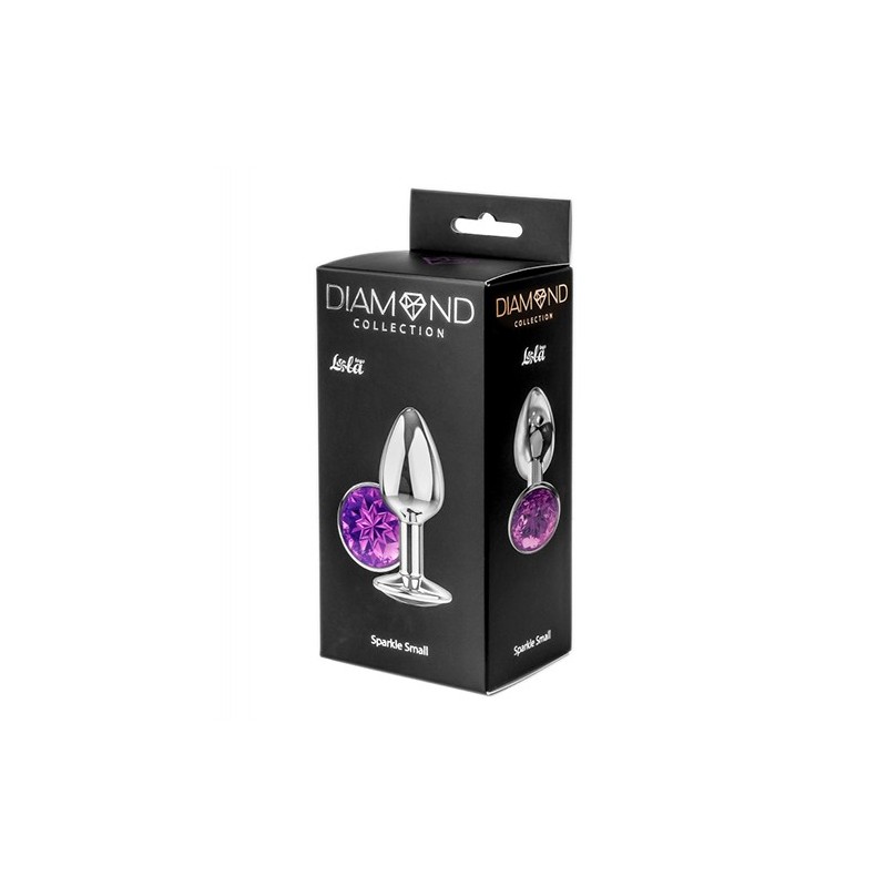 Sparkle Small - Joya Anal Aluminio - Lila - Talla S