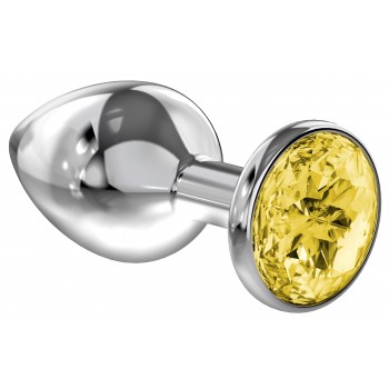 Sparkle Small - Joya Anal Aluminio - Amarillo - Talla S