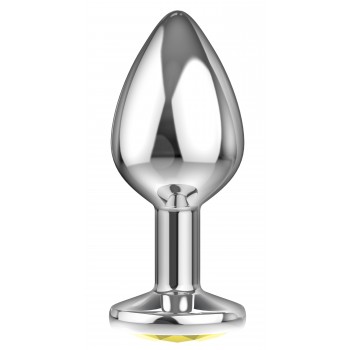 Sparkle Small - Joya Anal Aluminio - Amarillo - Talla S