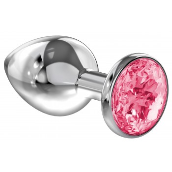 Sparkle Large - Joya Anal Aluminio - Rosa -  Talla L