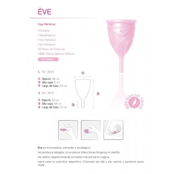 Eve Cup L - Copa Vaginal Silicona Platinum