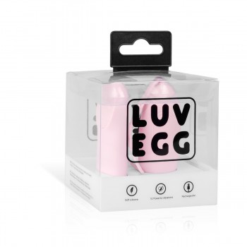 LUV EGG ROSA Huevo Recargable Silicona 12 modos