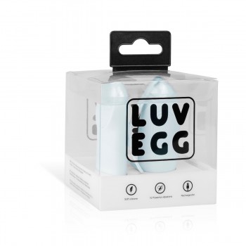 LUV EGG AZUL Huevo Recargable Silicona 12 modos