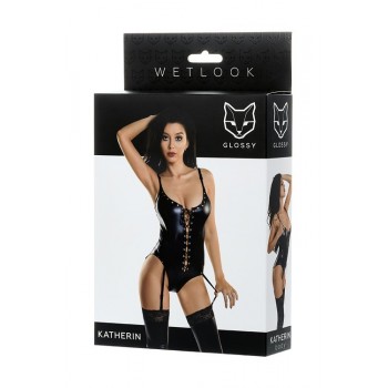 Body Wetlook Negro Katherin Talla S