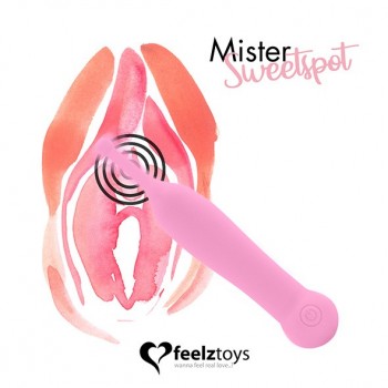 Mr Sweet Spot Rosa - Vibrador Clitorial Recargable Feelztoys