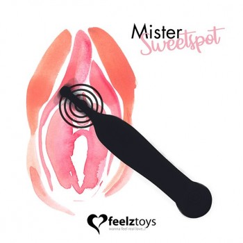 Mr Sweet Spot Negro - Vibrador Clitorial Recargable Feelztoys