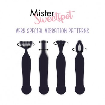 Mr Sweet Spot Negro - Vibrador Clitorial Recargable Feelztoys