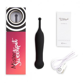 Mr Sweet Spot Negro - Vibrador Clitorial Recargable Feelztoys