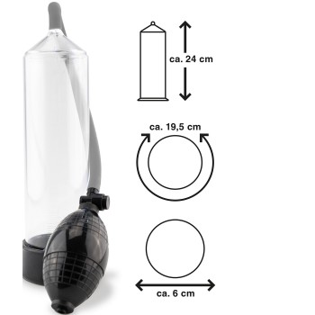 Bomba Transparente Classic Line para Hombre - Mr Cock