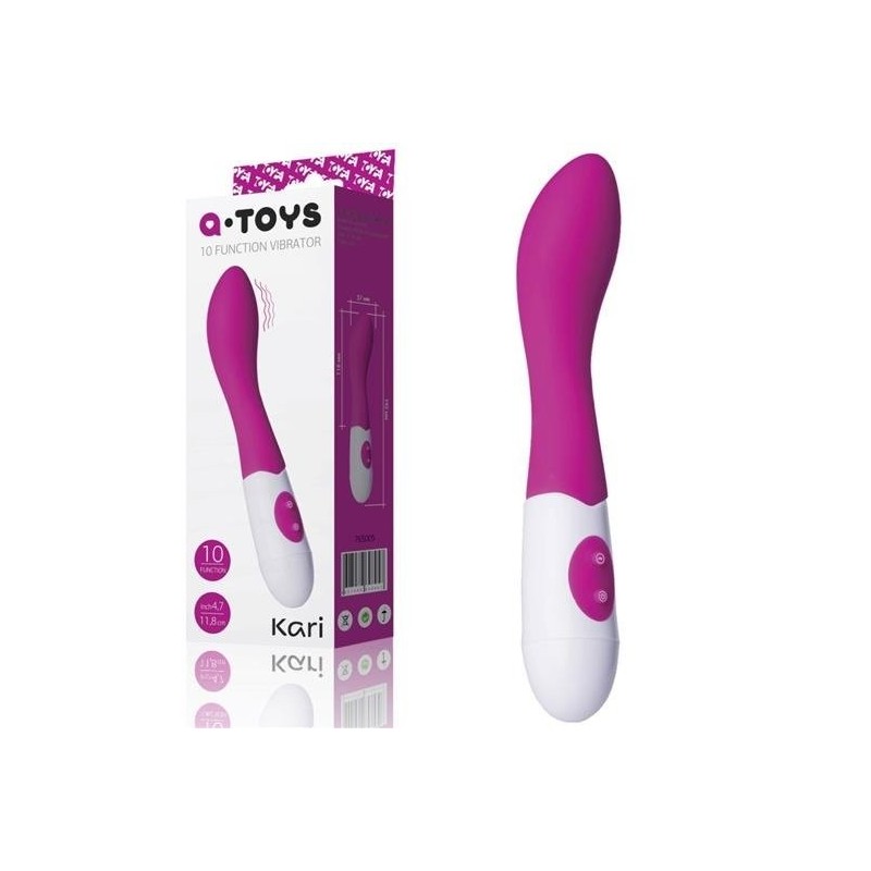 Kari Vibrador Silicona 10 modos 19,2cm