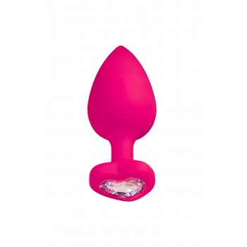 Diamond Heart Rosa Joya Anal Corazon L Silicona 9,5x4cm ToDo A-TOYS