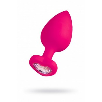 Diamond Heart Rosa Joya Anal Corazon L Silicona 9,5x4cm ToDo A-TOYS