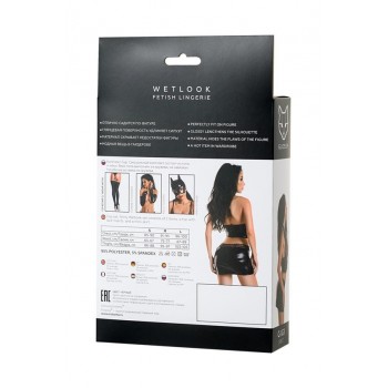 Set 2 piezas Wetlook Negro Gigi Talla S