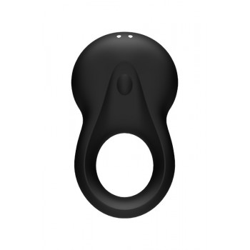 Signet Ring Negro incl. Bluetooth y App - 10 modos - Anilla Recargable