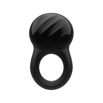 Signet Ring Negro incl. Bluetooth y App - 10 modos - Anilla Recargable