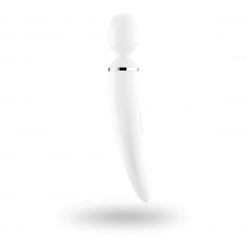 SATISFYER WAND-ER WOMEN Blanco Vibrador Recargable 50 modos