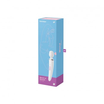 SATISFYER WAND-ER WOMEN Blanco Vibrador Recargable 50 modos