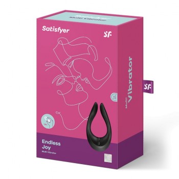 Satisfyer Endless Joy Negro -  Vibrador para Parejas