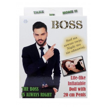 Muñeco Boss - El Jefe - cara impresa - pene 20cm