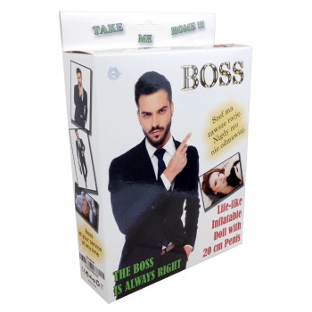 Muñeco Boss - El Jefe - cara impresa - pene 20cm