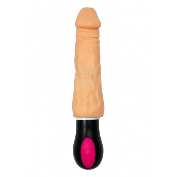 Jupiter Vibrador Flexible TPR Recargable Calor 12 modos 20,5cm x 4 cm A-TOYS