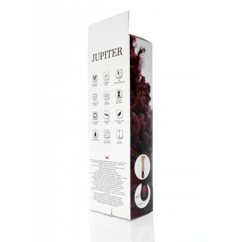 Jupiter Vibrador Flexible TPR Recargable Calor 12 modos 20,5cm x 4 cm A-TOYS