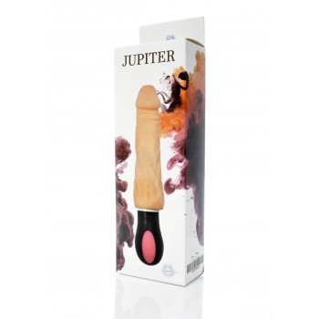 Jupiter Vibrador Flexible TPR Recargable Calor 12 modos 20,5cm x 4 cm A-TOYS