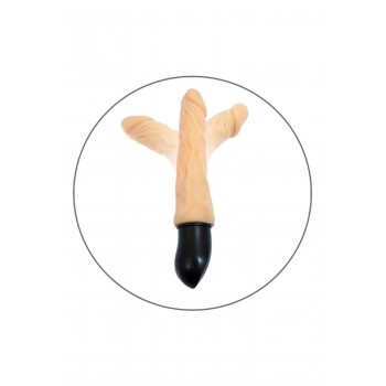 Mercury Vibrador Flexible TPR Recargable Calor 12 modos 20,5cm x 4 cm A-TOYS