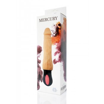 Mercury Vibrador Flexible TPR Recargable Calor 12 modos 20,5cm x 4 cm A-TOYS