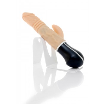 Uranus Vibrador Doble Rotador TPR Recargable Up&Down 12modos 27cm