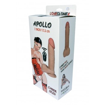 Apollo Recargable Control Remoto LoveCloneX Vibrador 7 modos 17,5 x 4cm