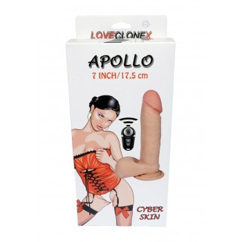 Apollo Recargable Control Remoto LoveCloneX Vibrador 7 modos 17,5 x 4cm