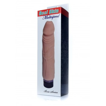 Vibrador Real Skin TPE 22x4cm Flesh 67-00066