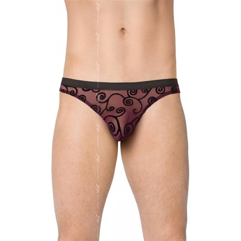 Tanga Transparencia Negro M 4522