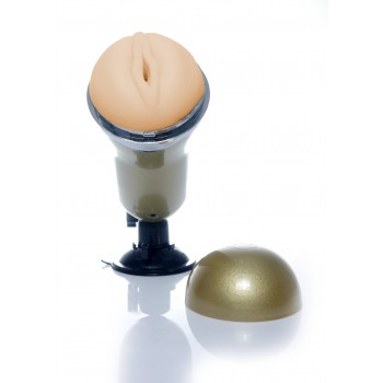 Vagina DELIGHT recargable, con 9 modos de vibración Masturbador Ciberskin