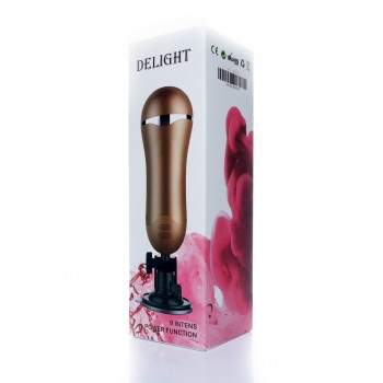 Vagina DELIGHT recargable, con 9 modos de vibración Masturbador Ciberskin