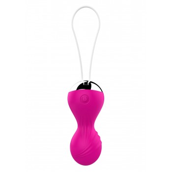 Bolas Vibradoras Control Remoto Recargable 10 modos Fucsia