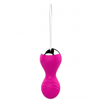 Bolas Vibradoras Control Remoto Recargable 10 modos Fucsia