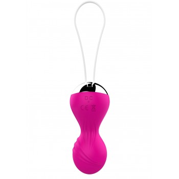 Bolas Vibradoras Control Remoto Recargable 10 modos Fucsia