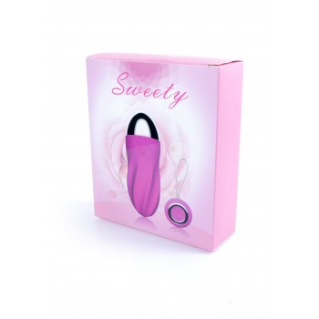 Sweety Rosa Huevo Control Remoto Recargable 10 modos Rosa