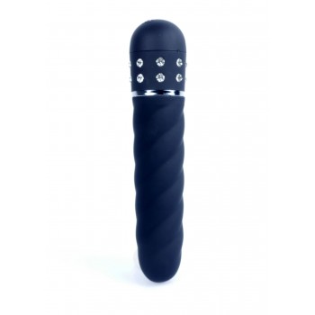 Minivibrador Design Negro Diamantes