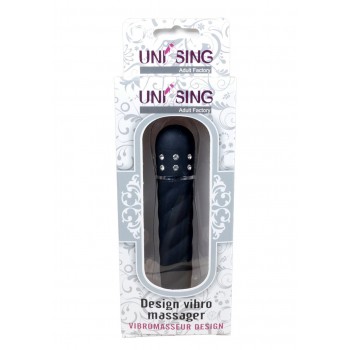 Minivibrador Design Negro Diamantes