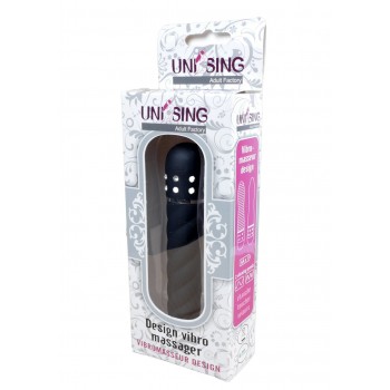 Minivibrador Design Negro Diamantes